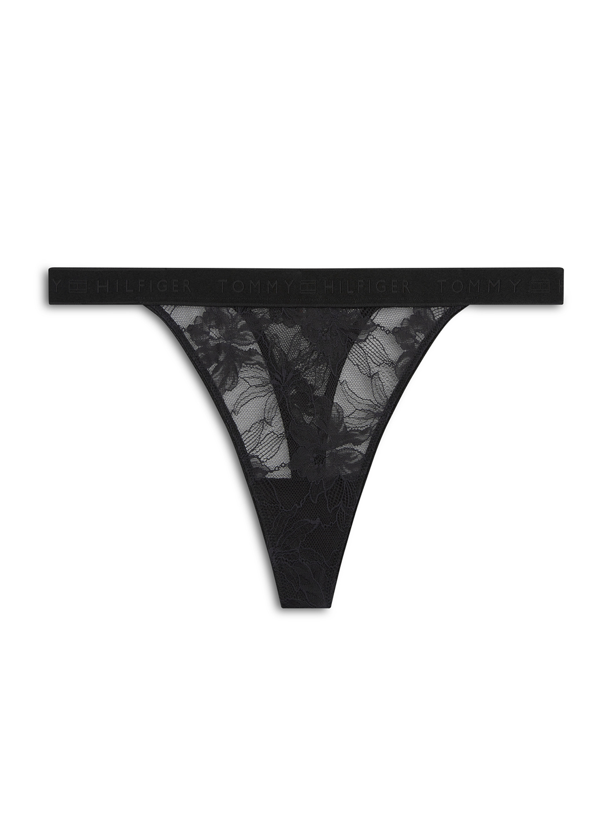 Σλιπ Repeat Logo Floral Lace Tanga Thong φωτογραφία