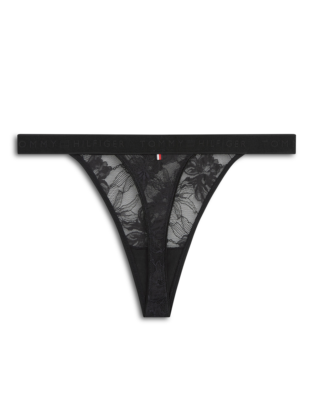 Σλιπ Repeat Logo Floral Lace Tanga Thong φωτογραφία