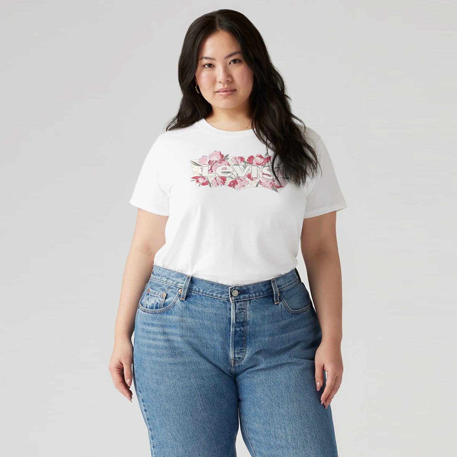The Perfect Tee Brushstroke Bright White