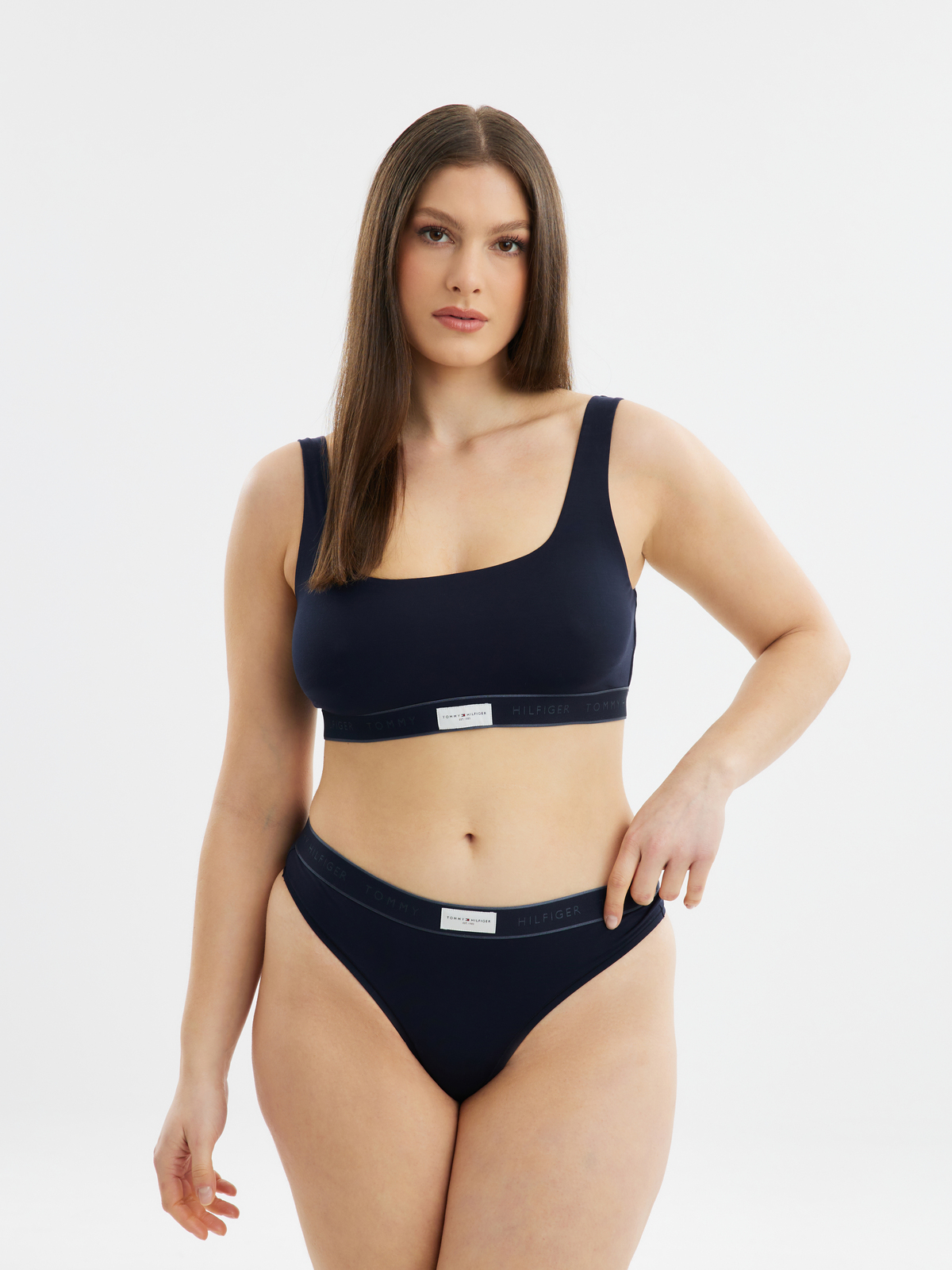 Σλιπ Established Tonal Logo Waistband Thong φωτογραφία