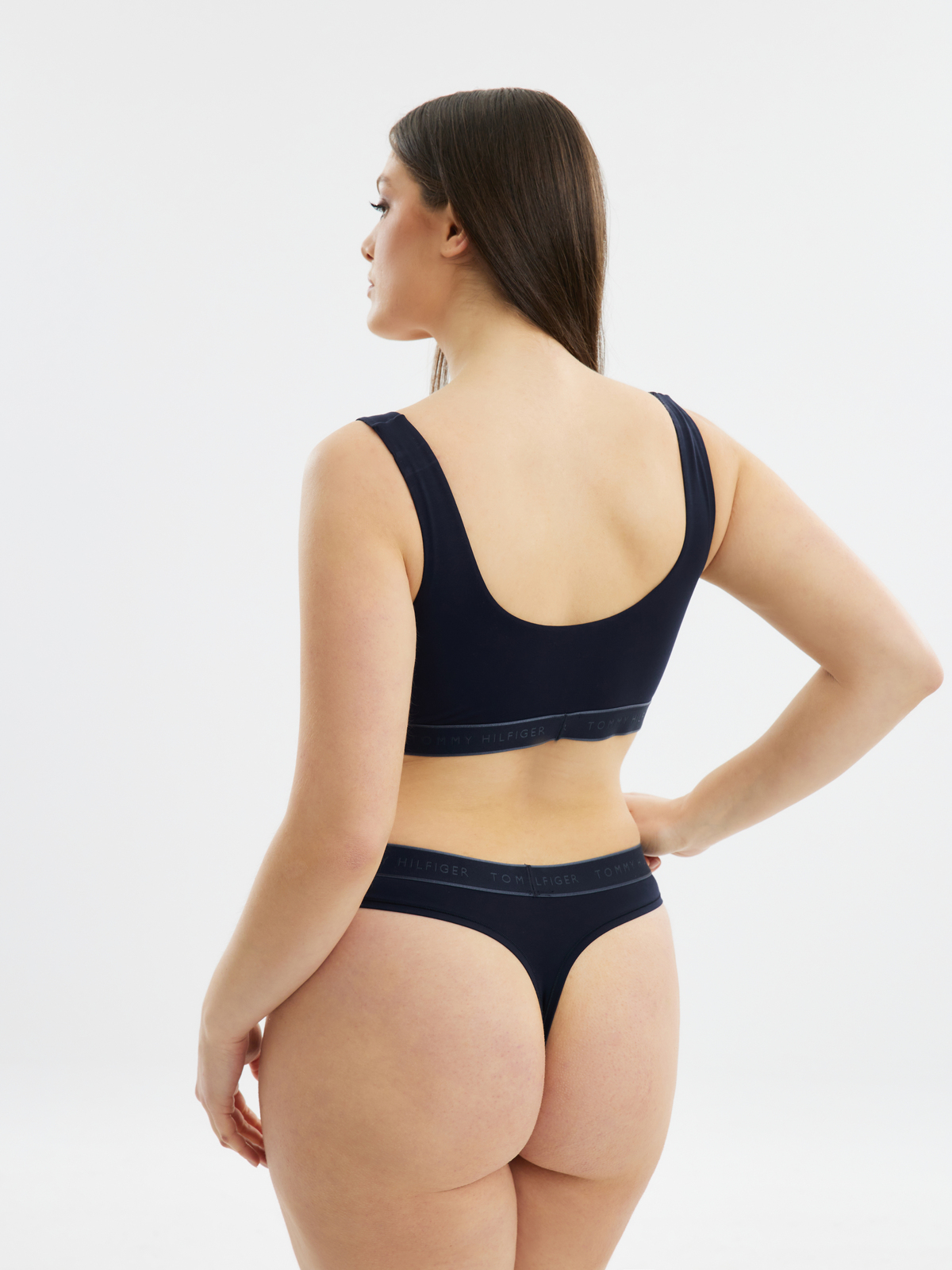 Σλιπ Established Tonal Logo Waistband Thong φωτογραφία