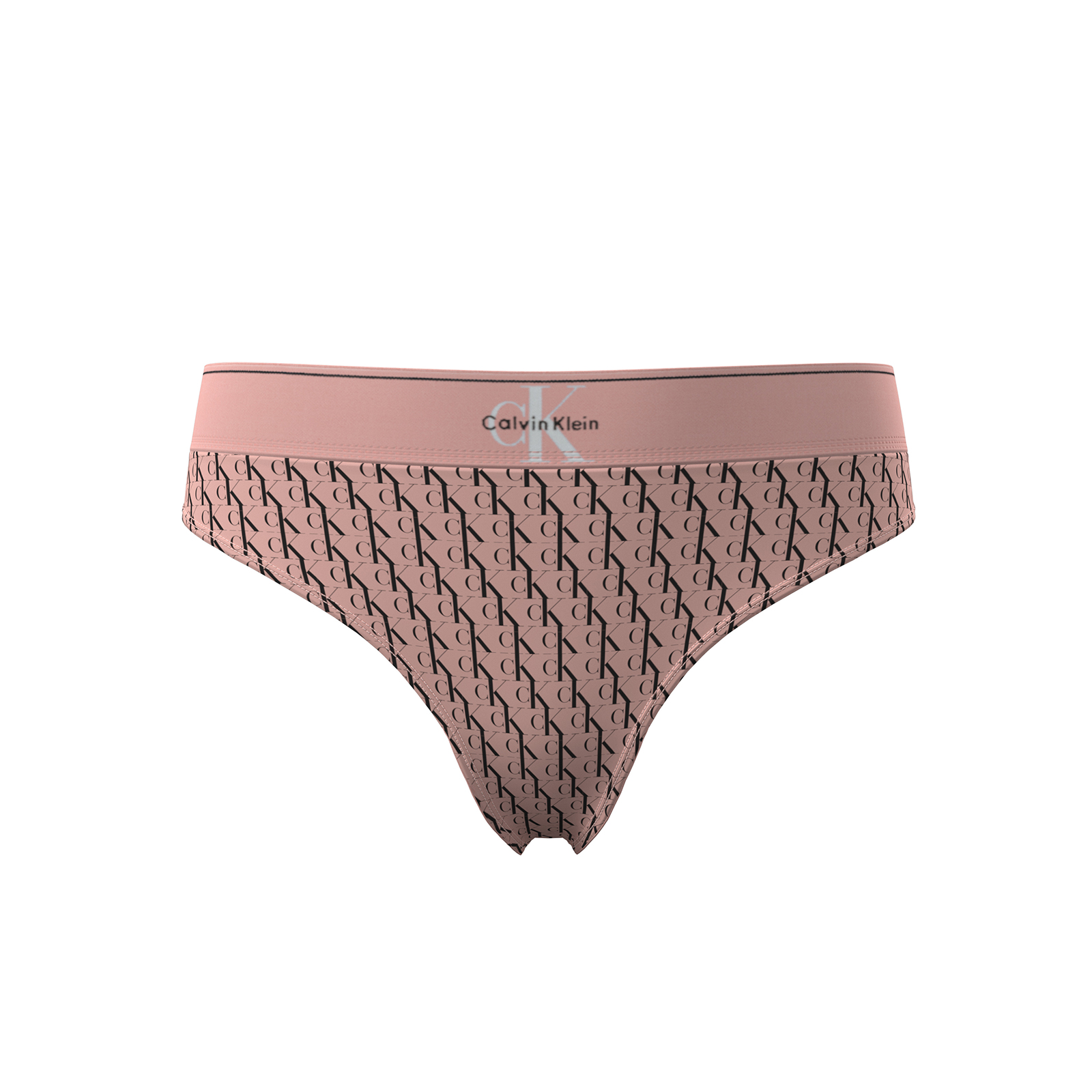 Stretch Thong - Graphic Monogram Microfibre