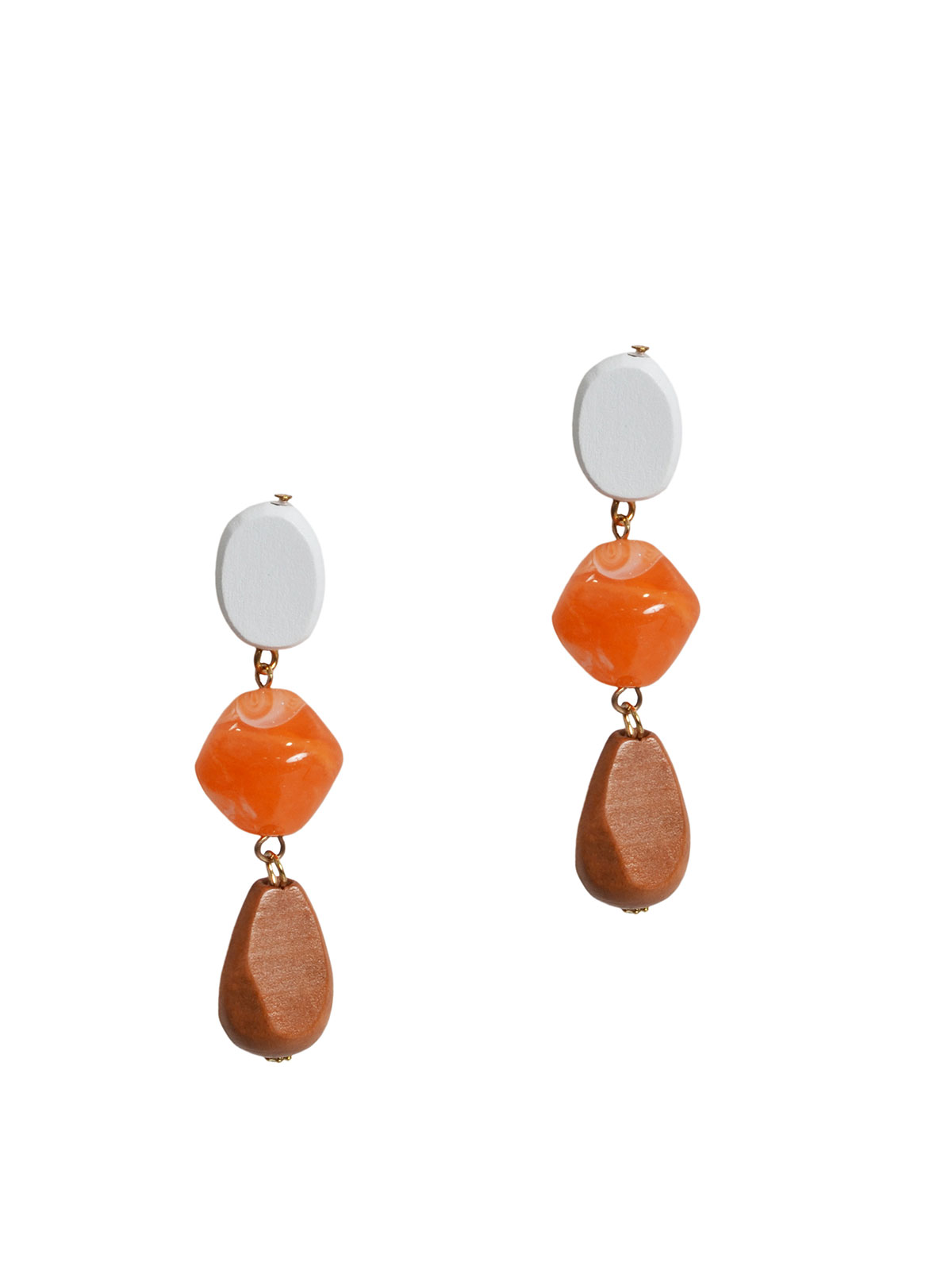 Women's Earrings Mat Fashion Orange
