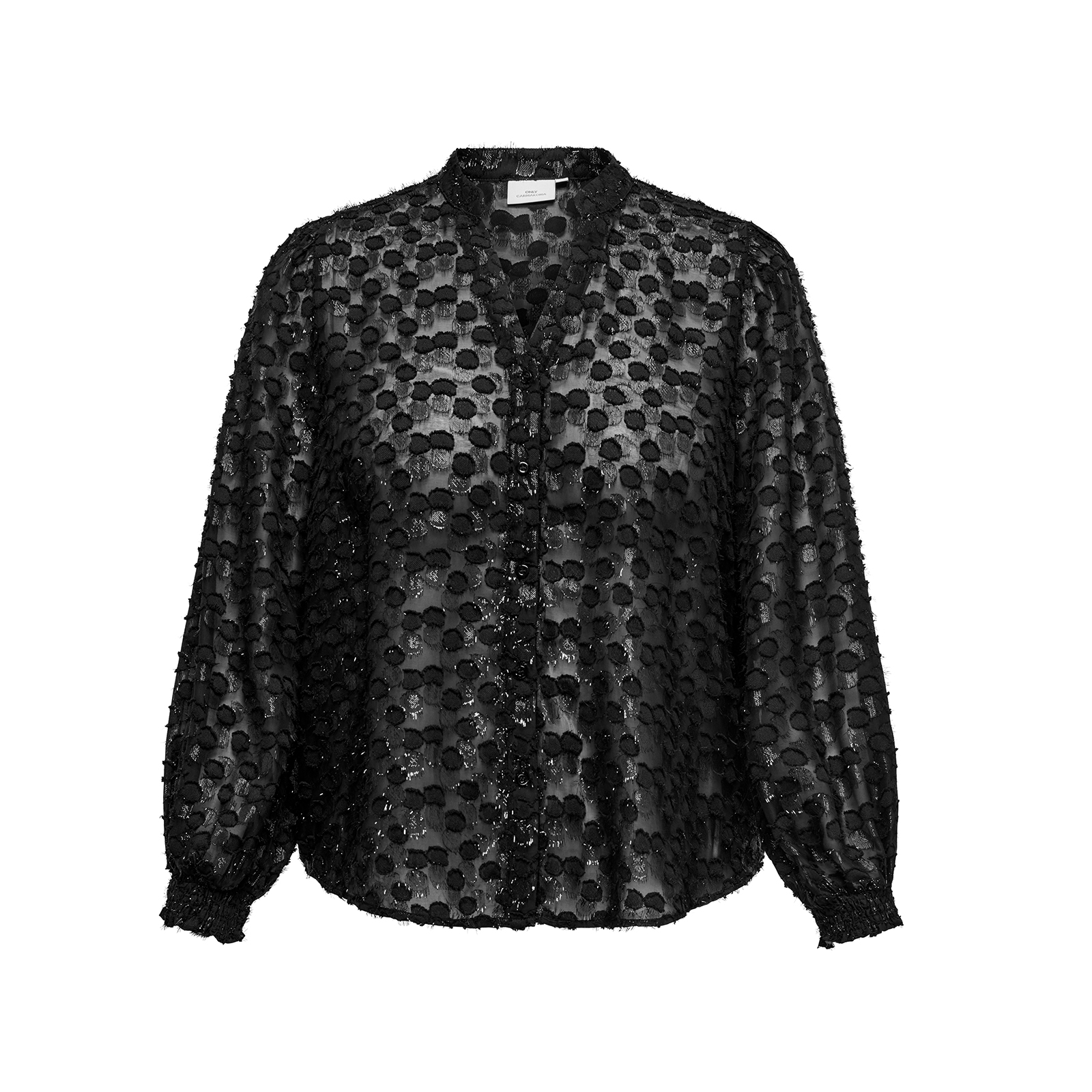 Carvicky V-neck shimmer top