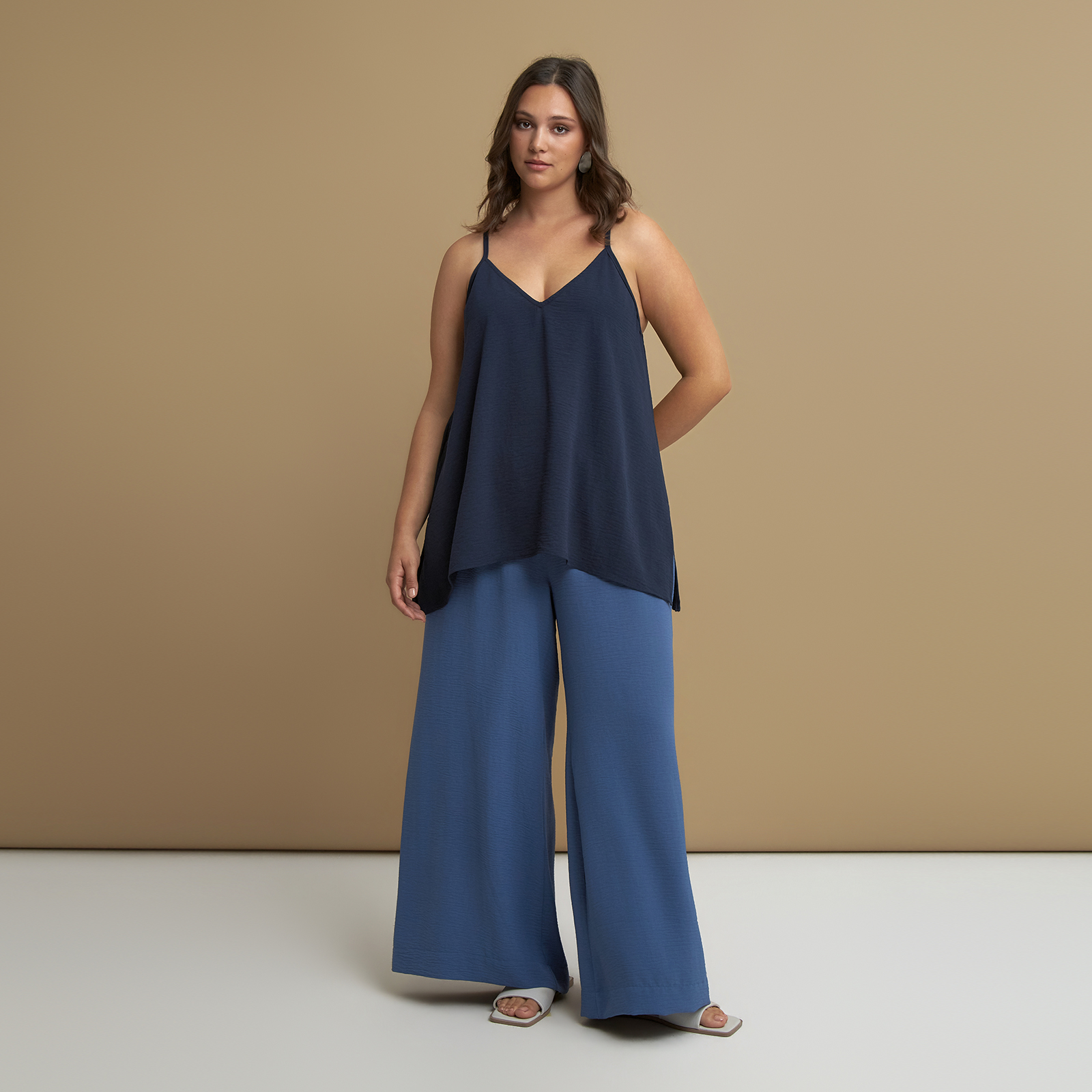 Airwashed crepe essential cami top