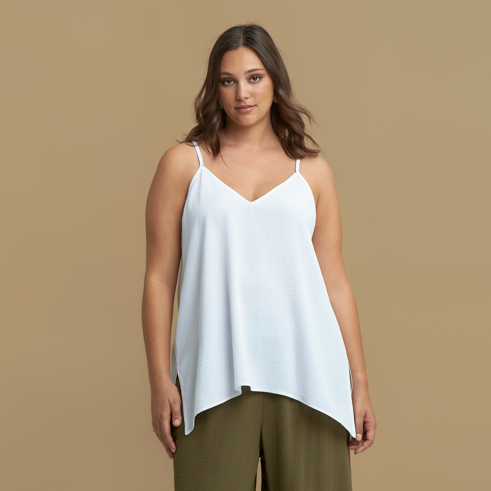Airwashed crepe essential cami top