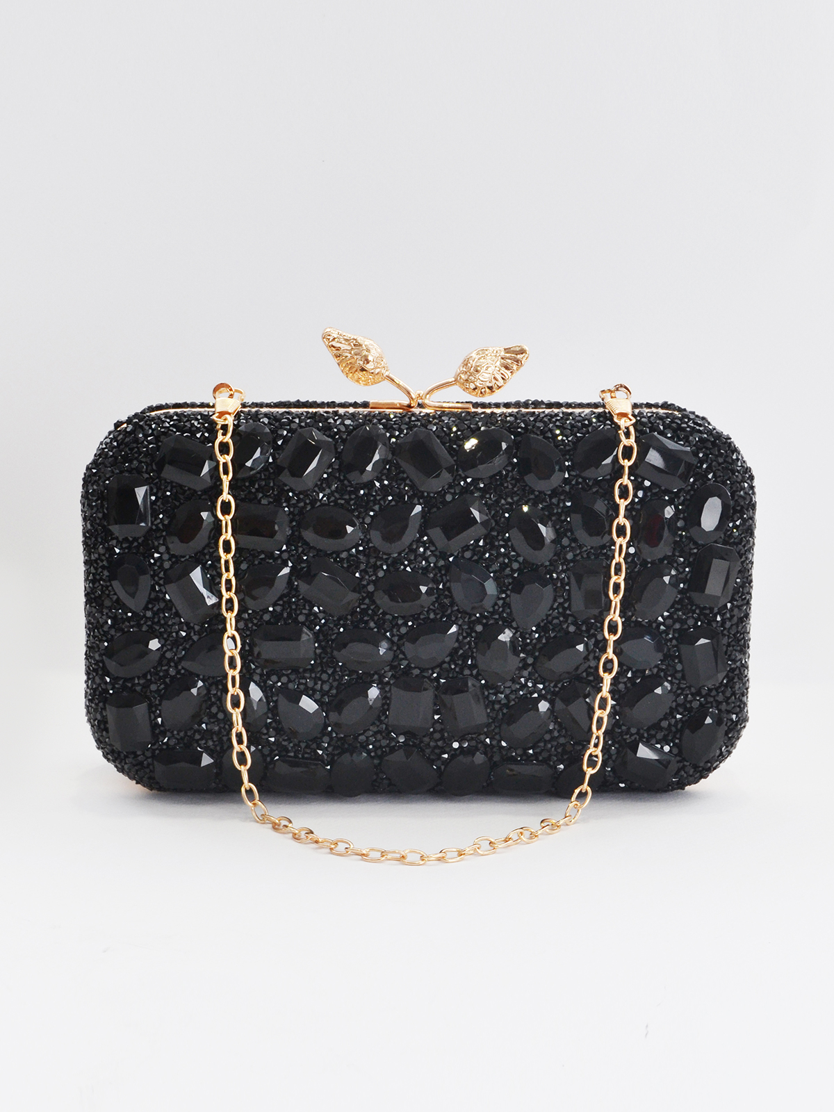 Τσάντα φάκελος με πέτρες & strass φωτογραφία