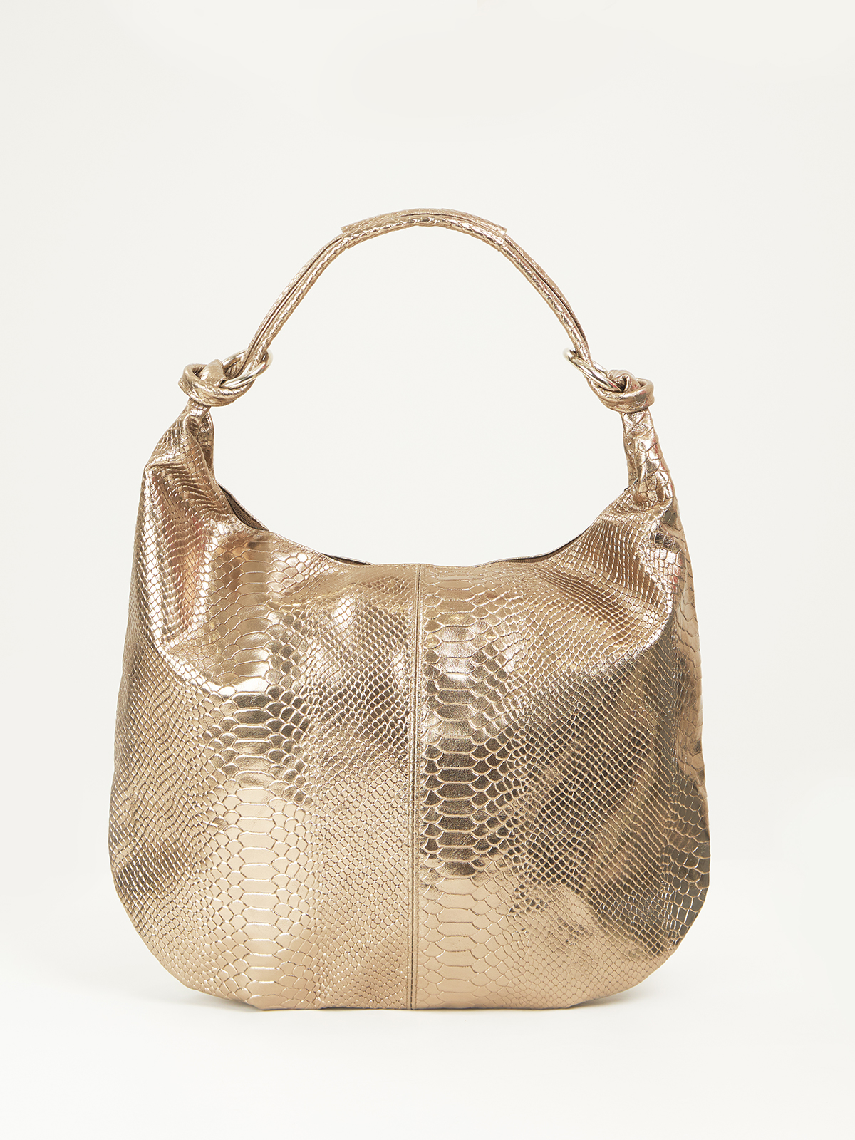  Τσάντα metallic croco