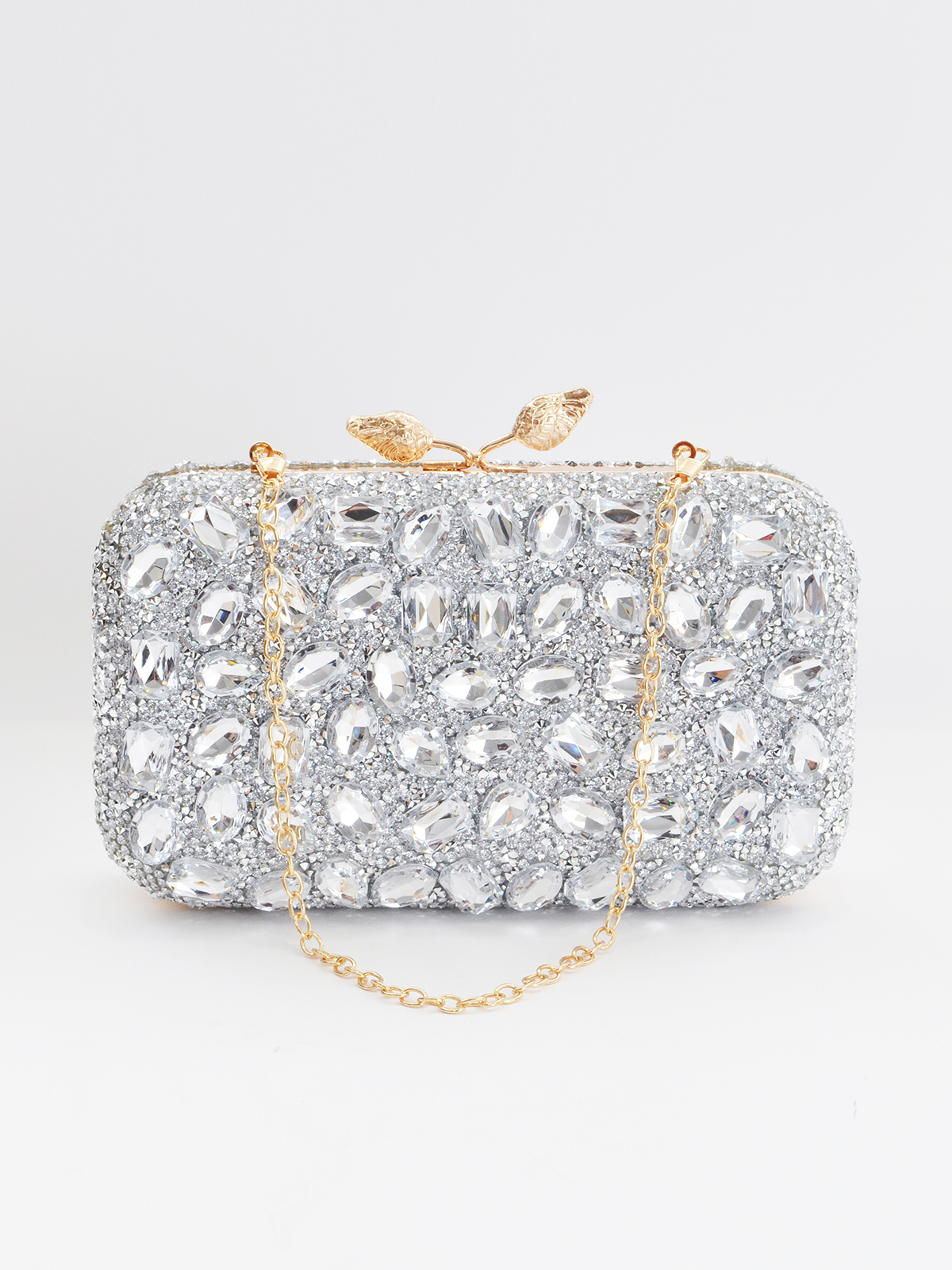 Τσάντα φάκελος με πέτρες & strass φωτογραφία