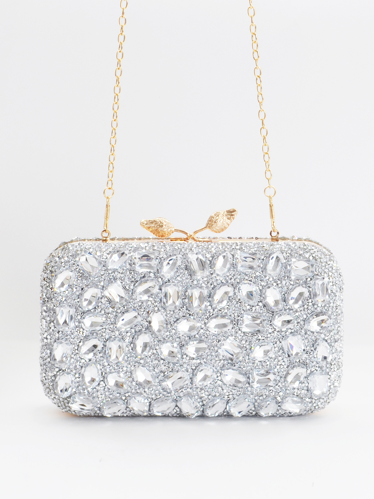 Τσάντα φάκελος με πέτρες & strass φωτογραφία