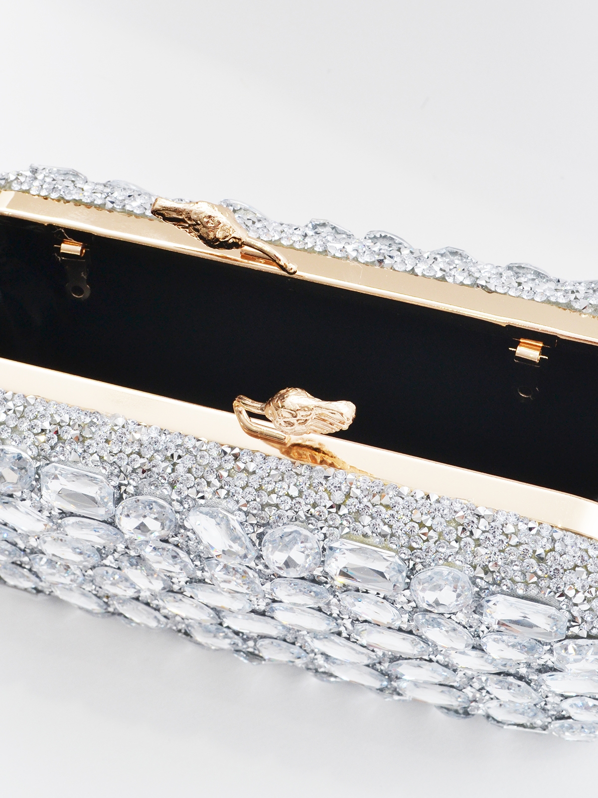 Τσάντα φάκελος με πέτρες & strass φωτογραφία