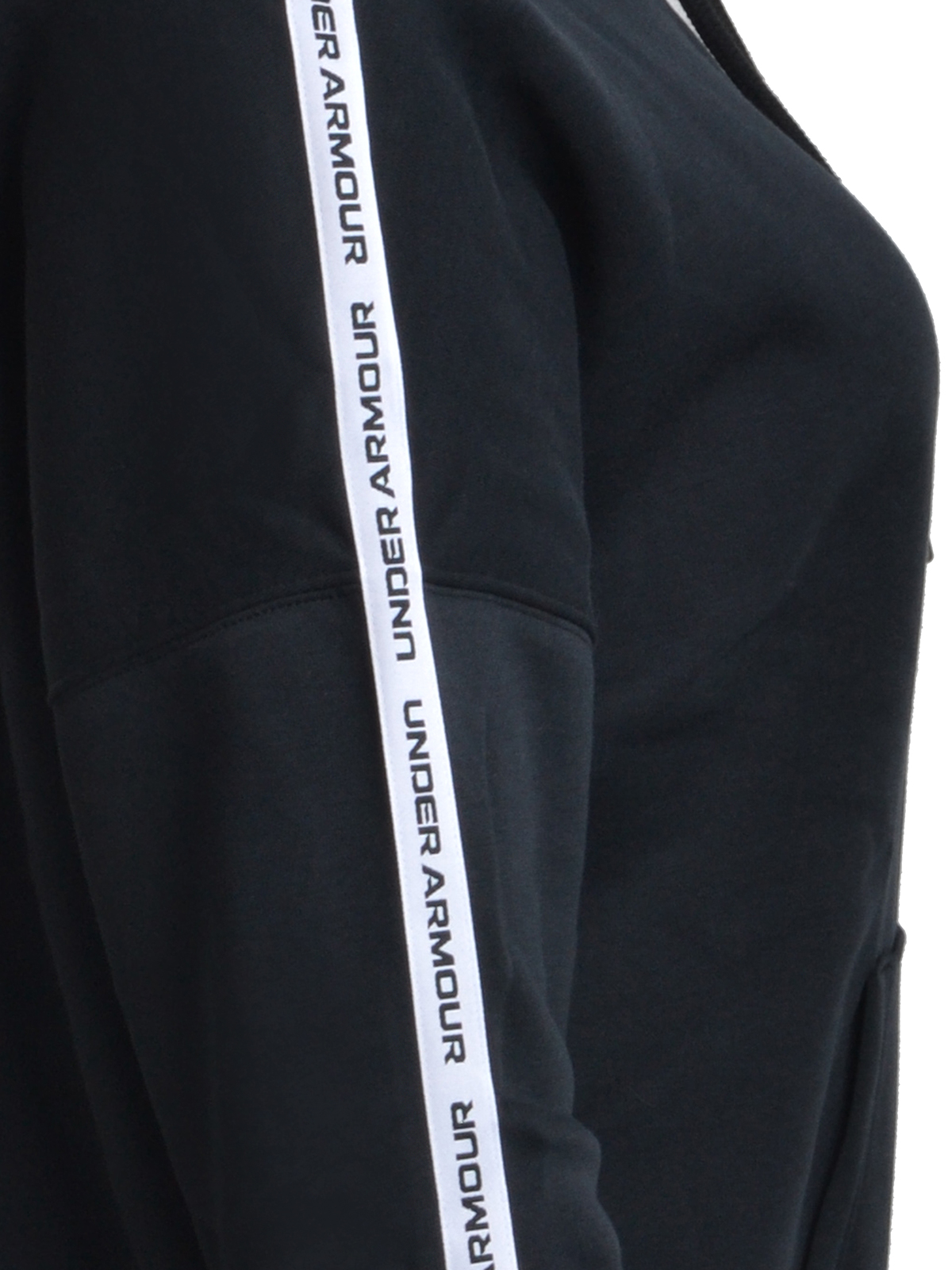 Icon Fleece Taped Hdy Black White φωτογραφία