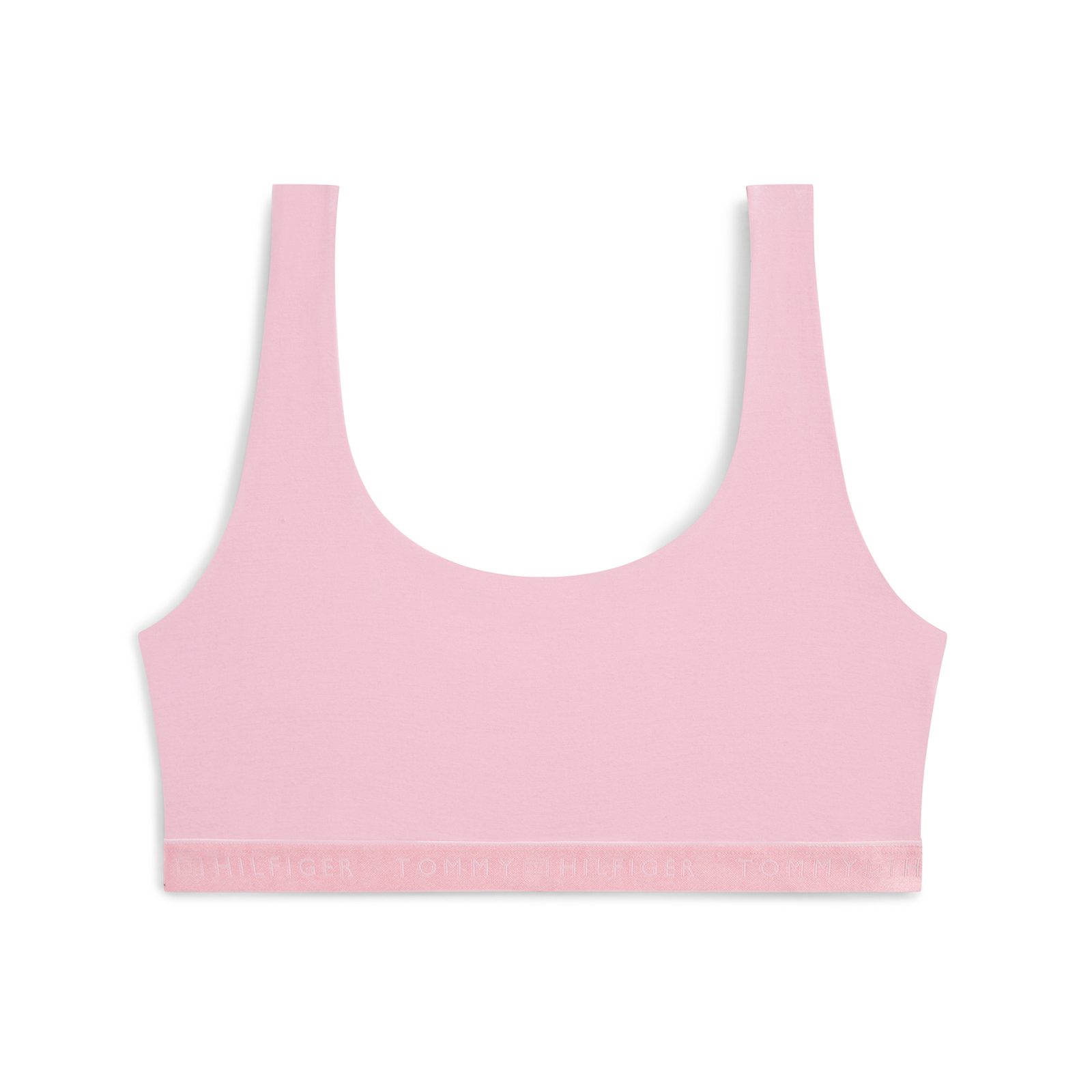 Repeat Logo Scoop Neck Bralette