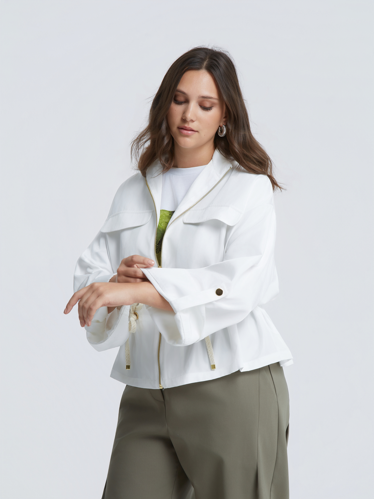 Utility τζάκετ με ρυθμιζόμενη μέση φωτογραφία