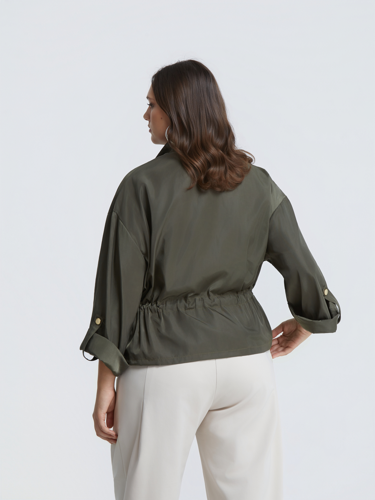 Utility τζάκετ με ρυθμιζόμενη μέση φωτογραφία