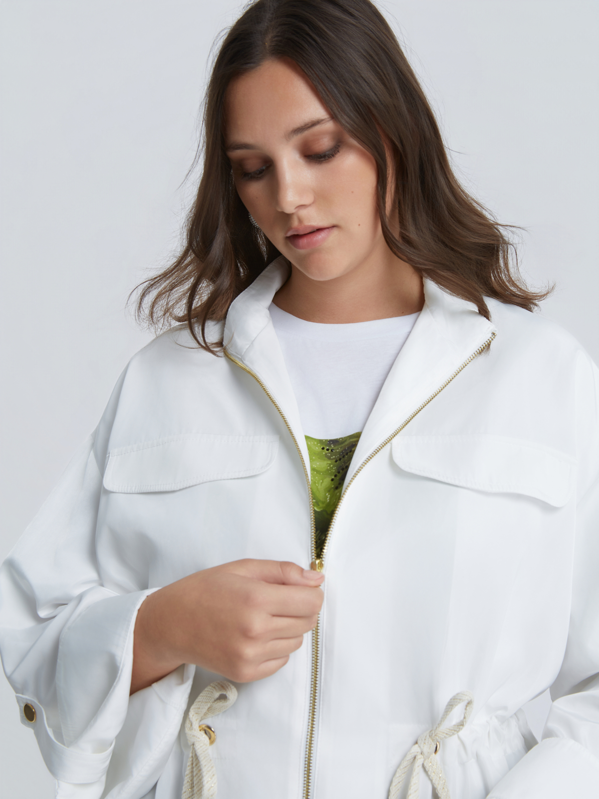 Utility τζάκετ με ρυθμιζόμενη μέση φωτογραφία