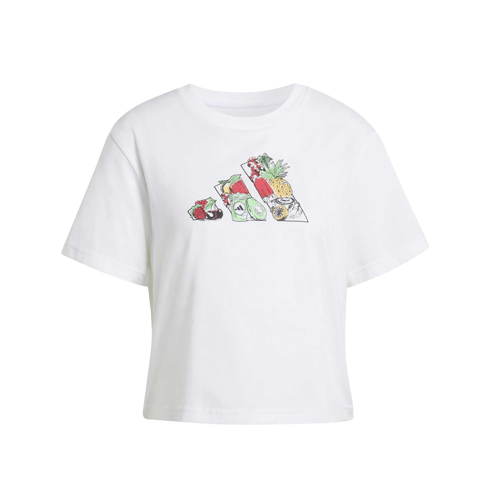 Cropped Loose Graphic T-shirt