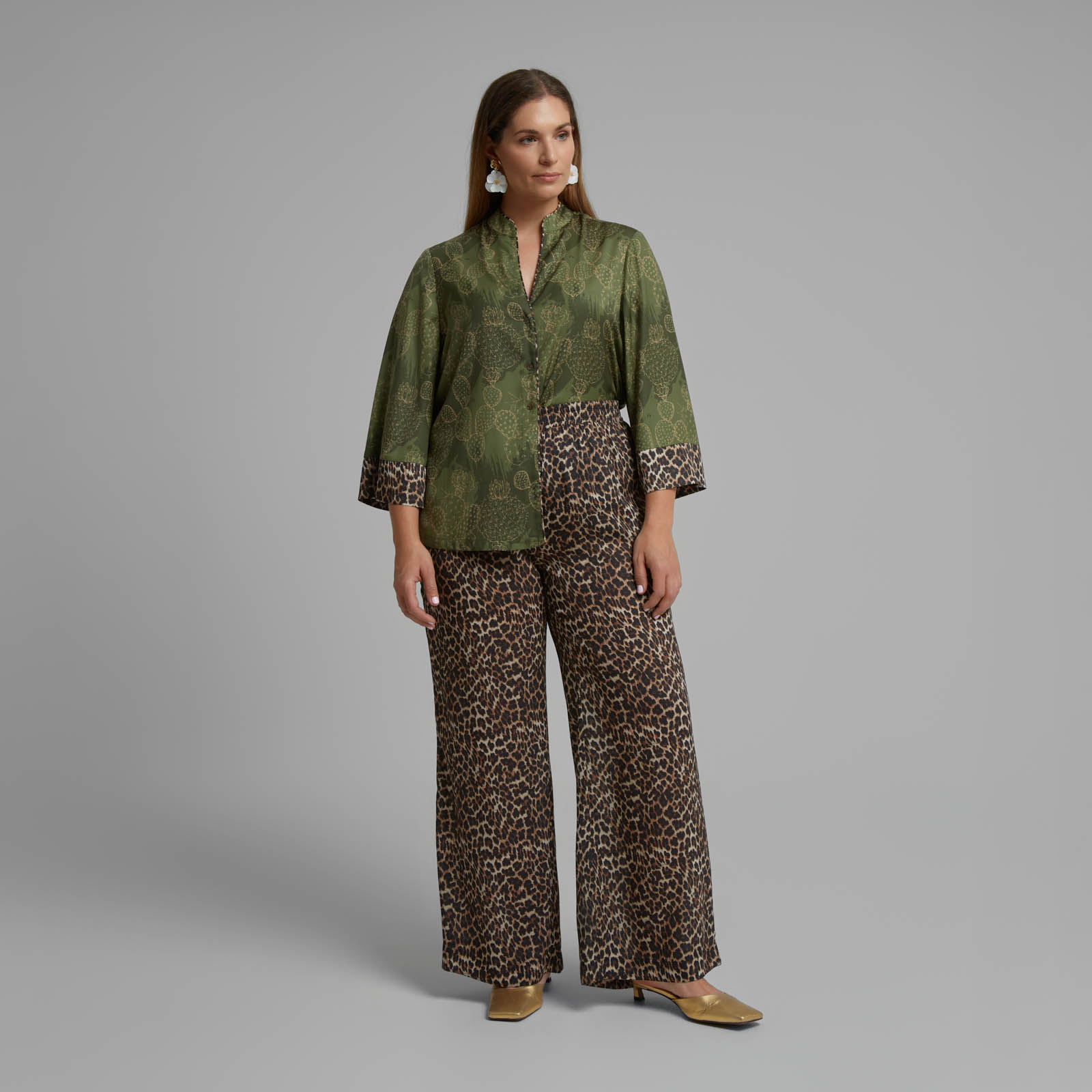 Παντελόνα με leopard print