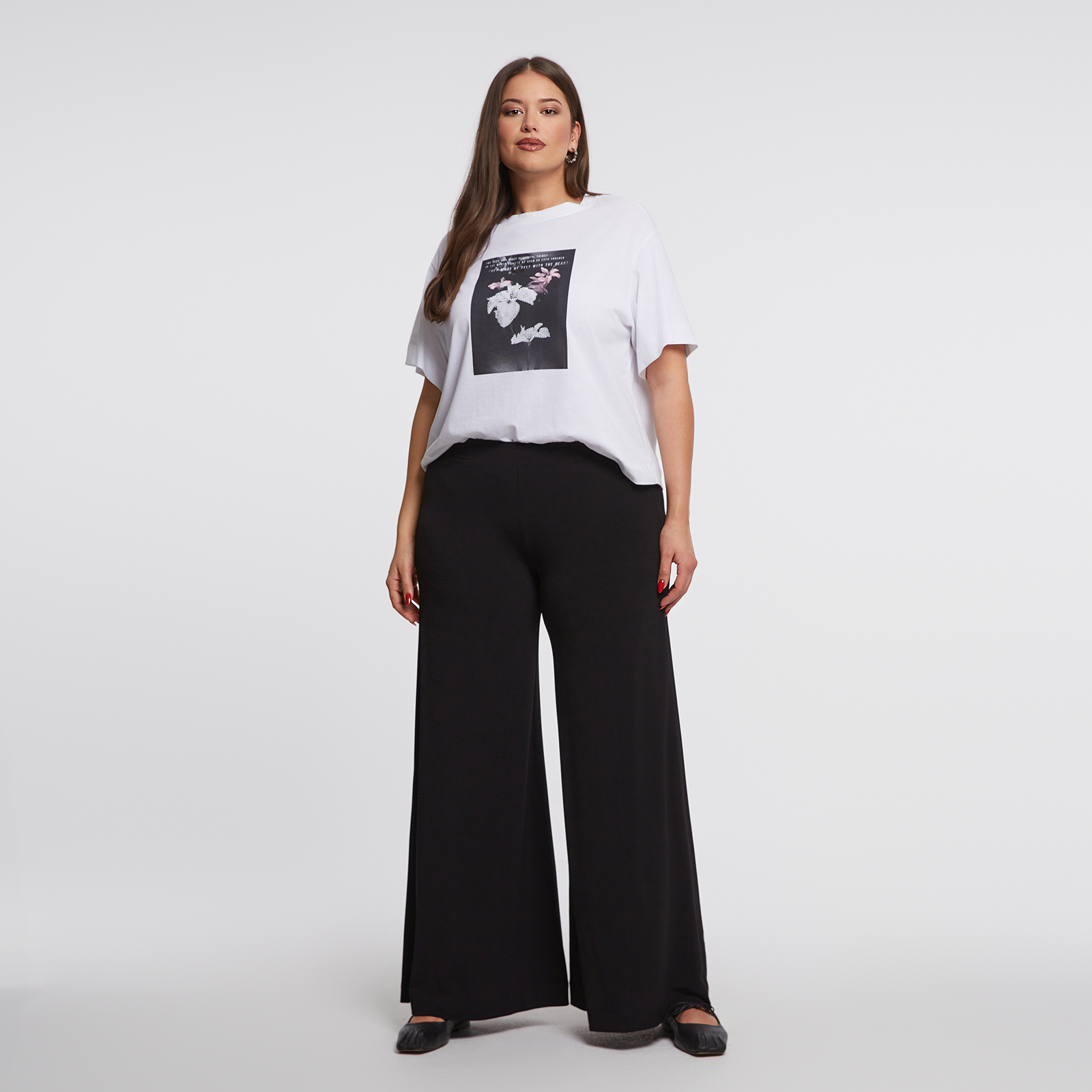 MAT FASHION Basic παντελόνα super jersey