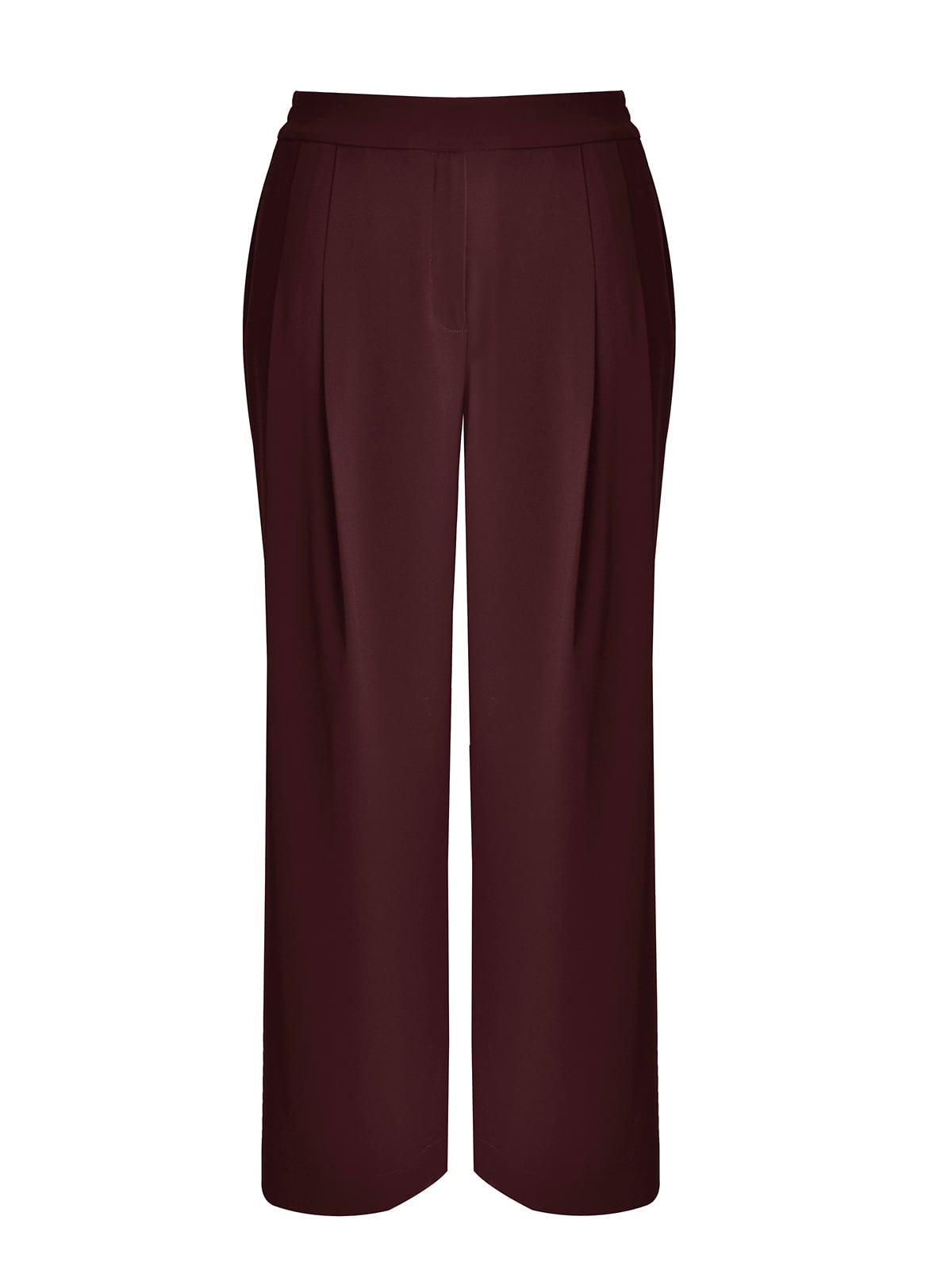 Wide-leg παντελόνι με πιέτες φωτογραφία