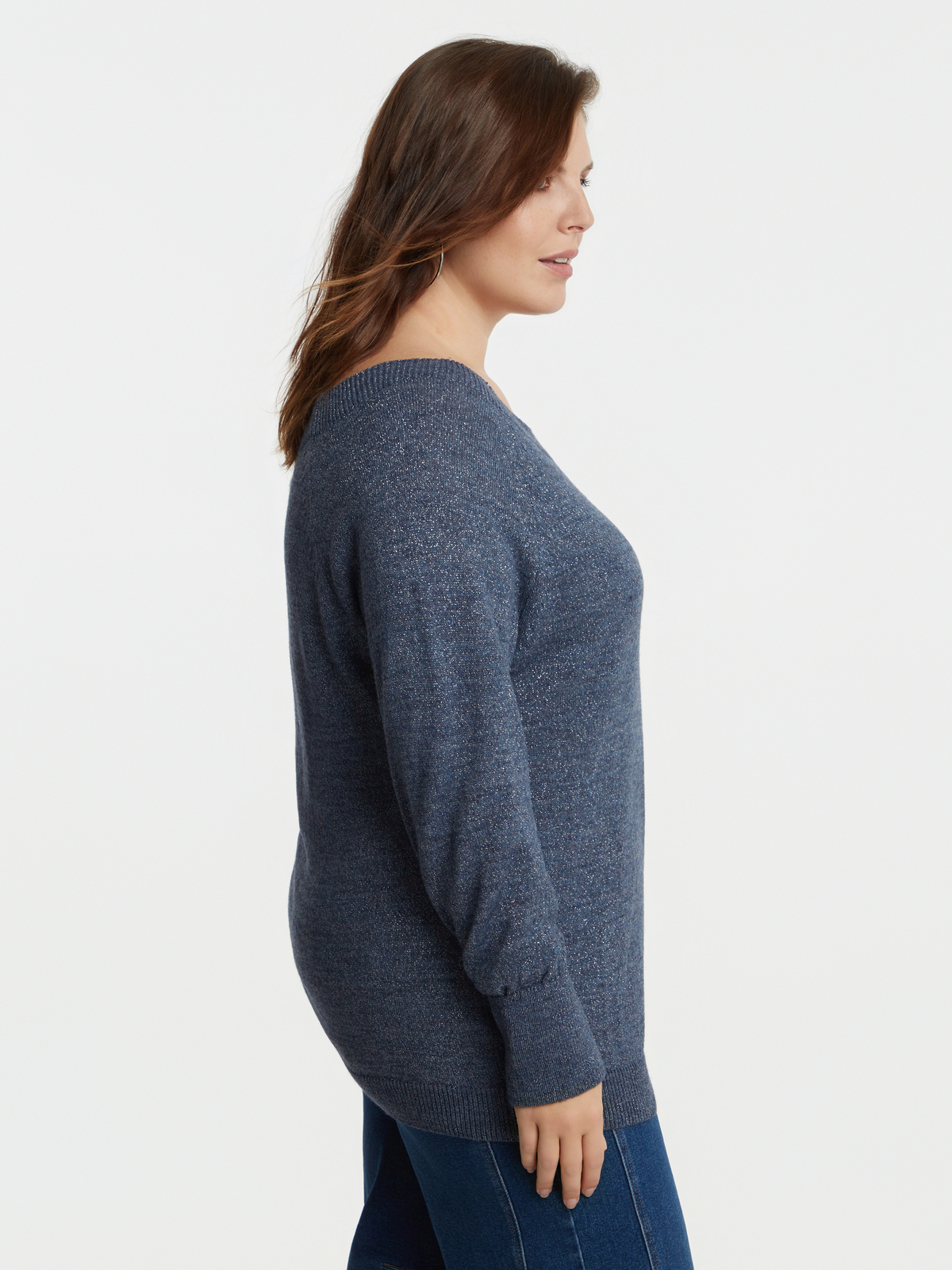 Μπλούζα πλεκτή χαμόγελο με μαλλί φωτογραφία