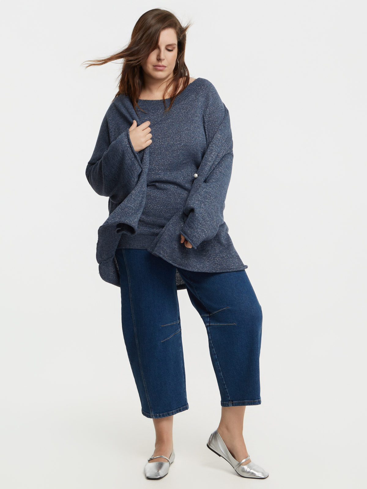 Ζακέτα πλεκτή με κούμπωμα φωτογραφία