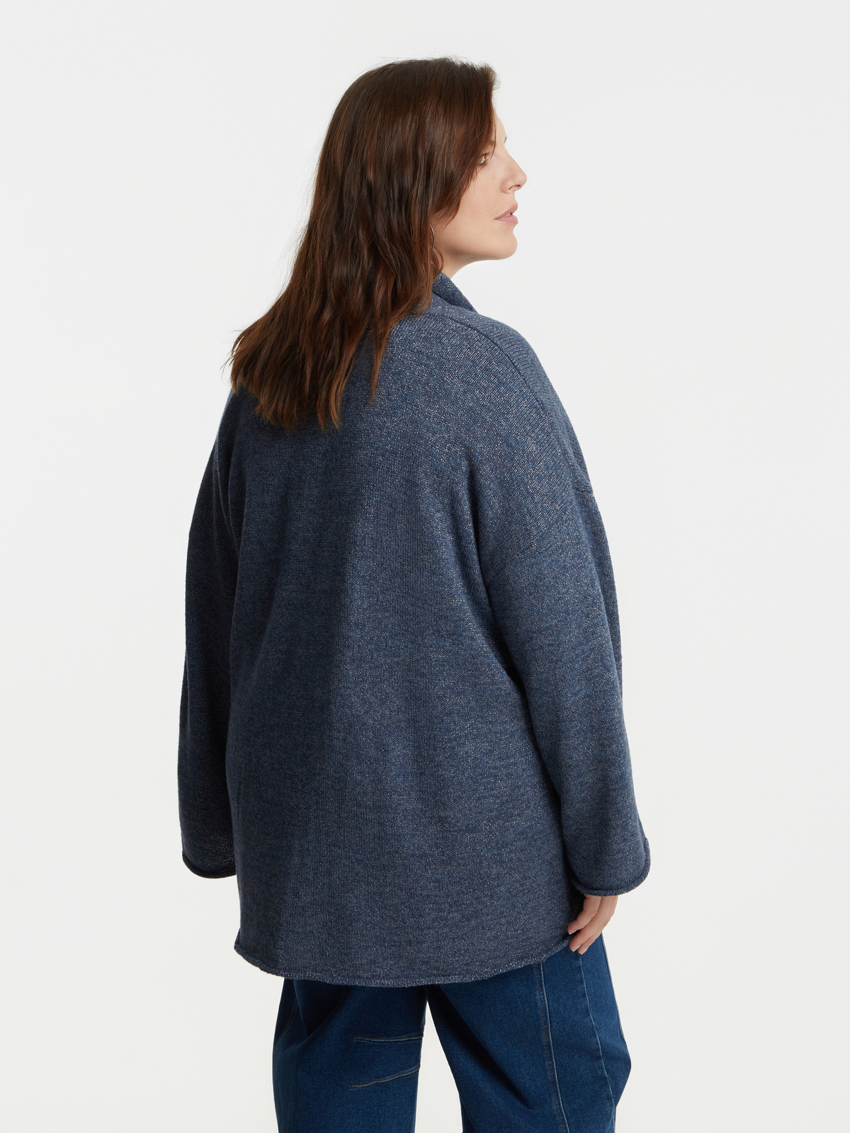 Ζακέτα πλεκτή με κούμπωμα φωτογραφία