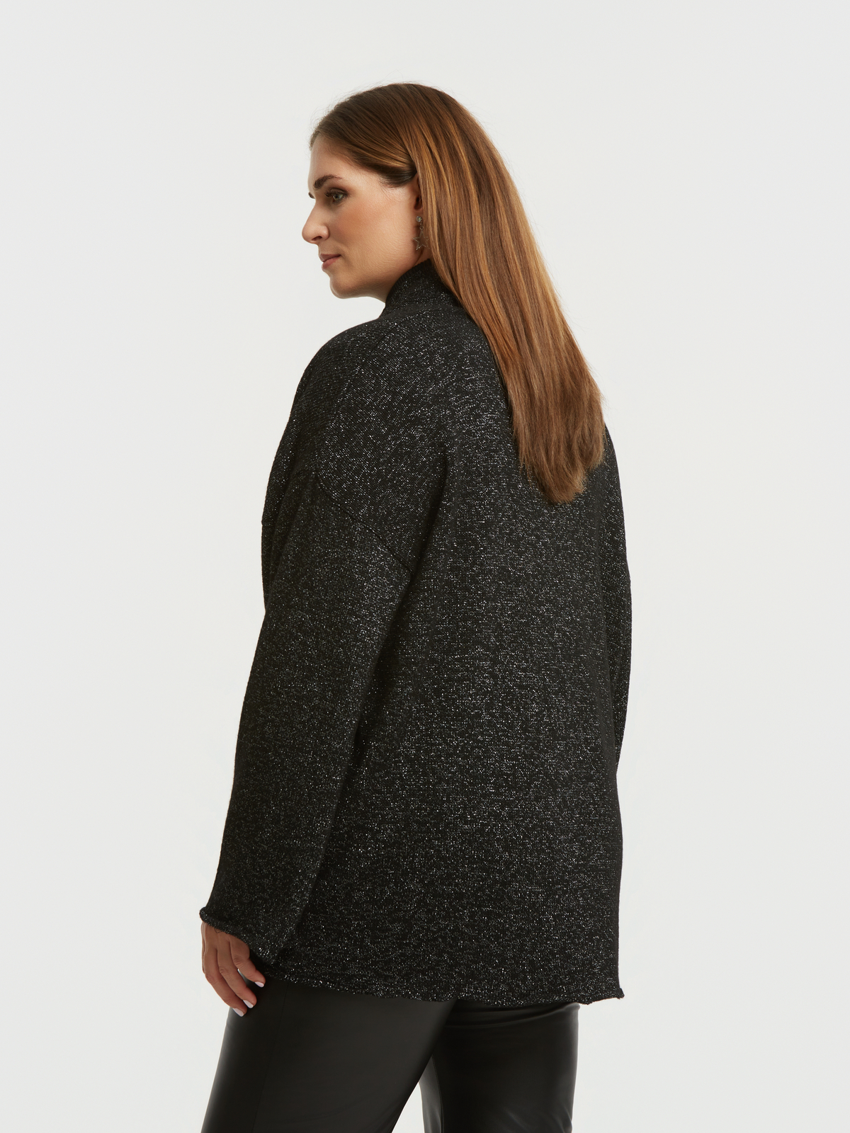 Ζακέτα πλεκτή με κούμπωμα φωτογραφία