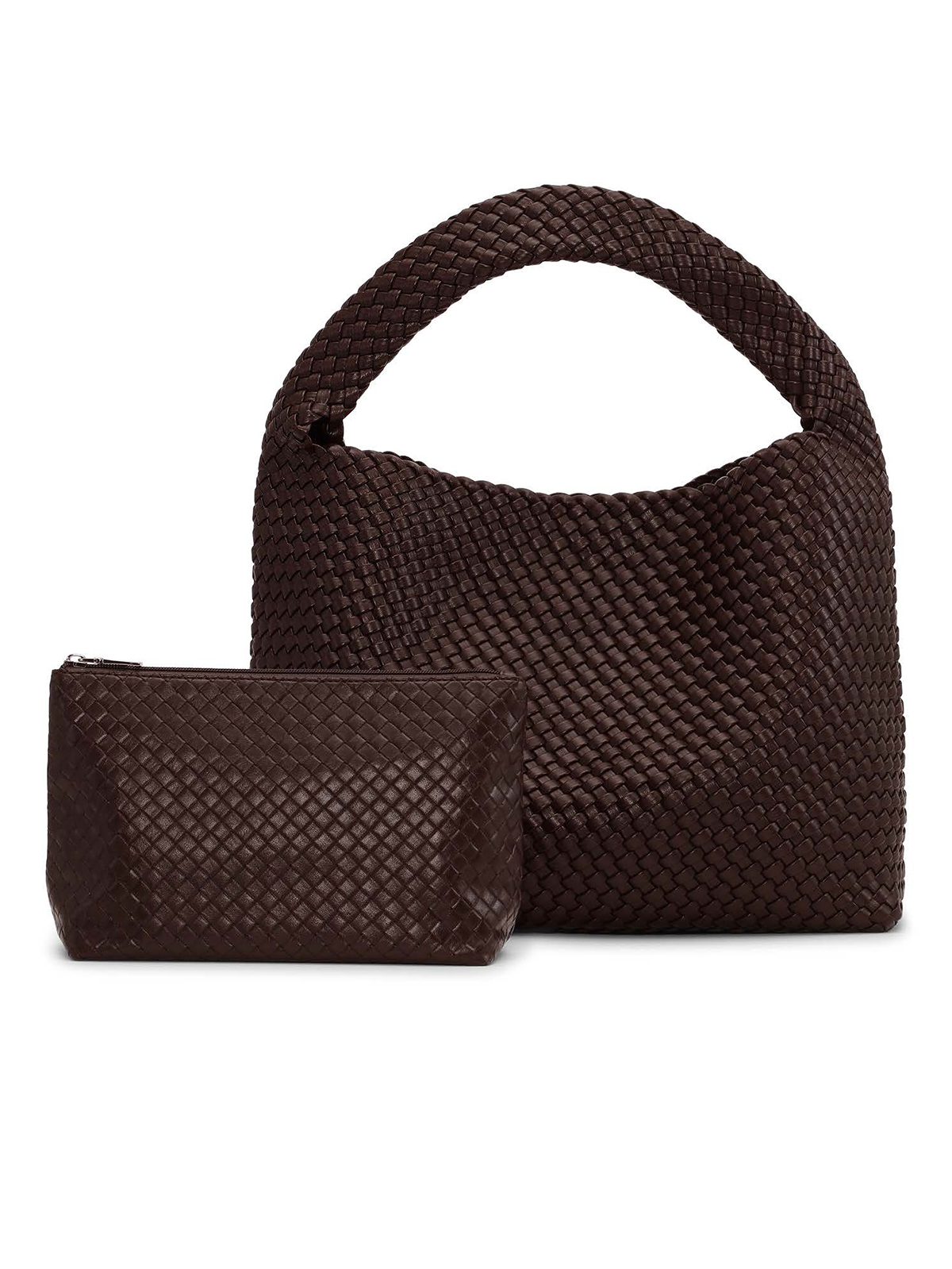 Τσάντα Woven Daily Shopper + Pouch