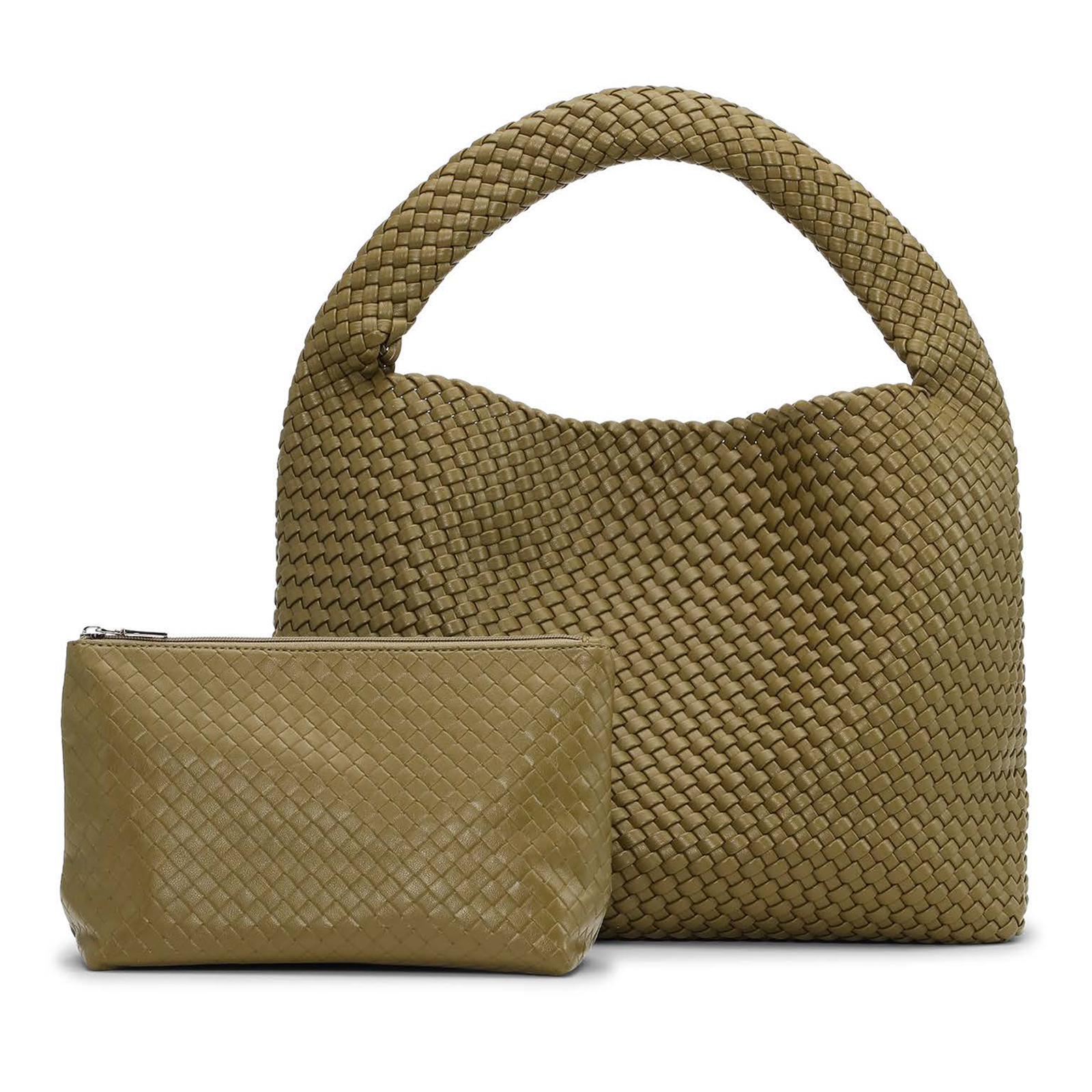 Τσάντα Woven Daily Shopper + Pouch