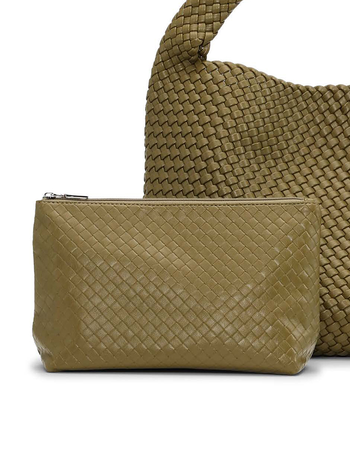Τσάντα Woven Daily Shopper + Pouch