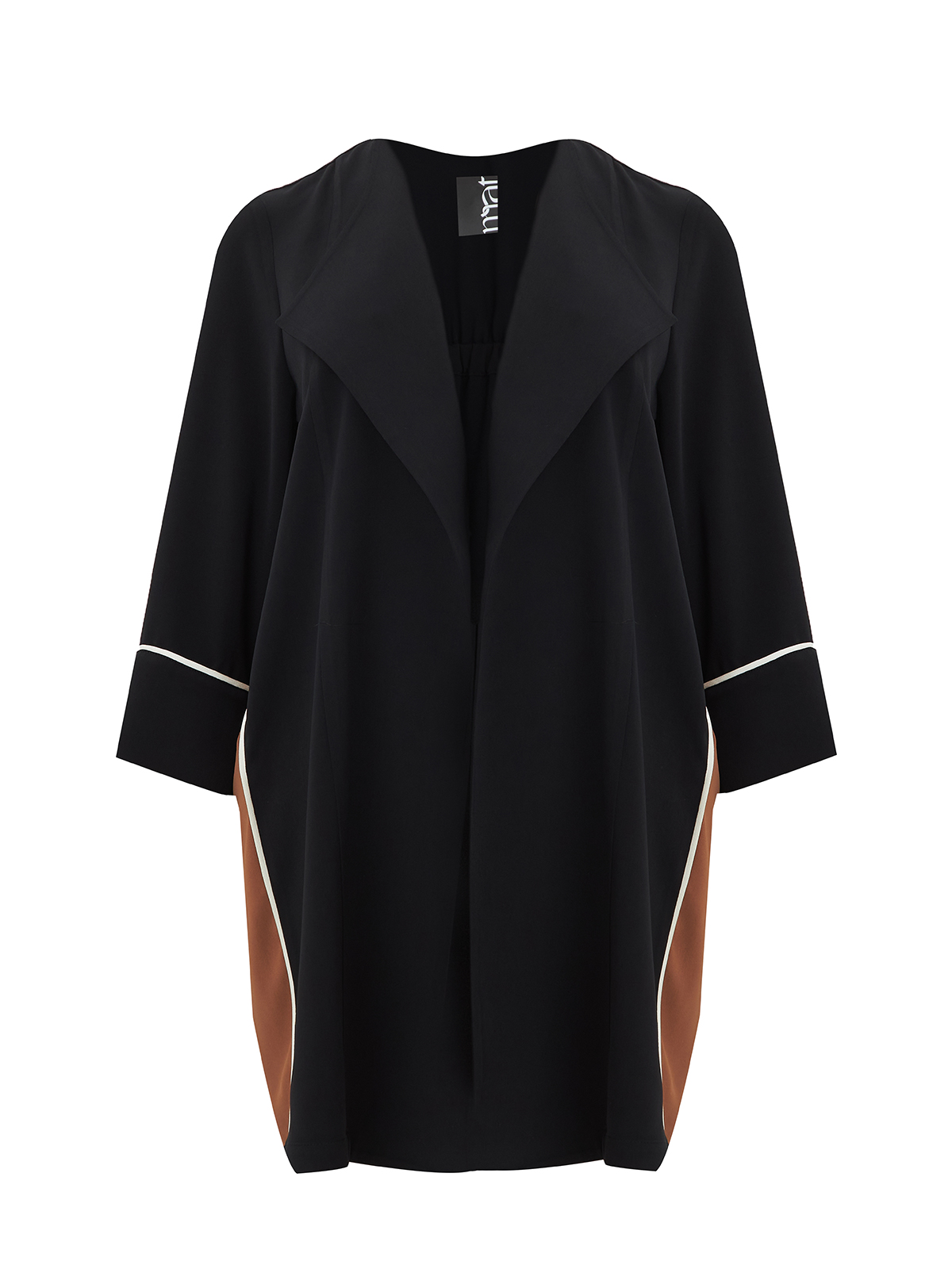 Ζακέτα σακάκι με color-block πλαϊνή φάσα φωτογραφία