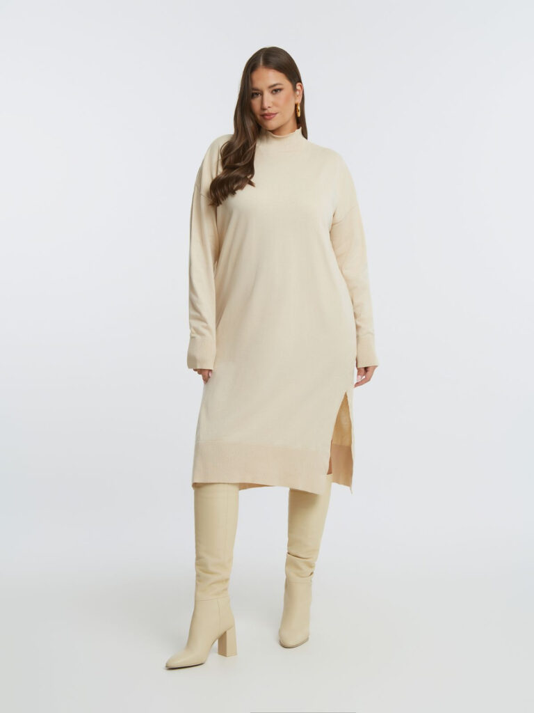 Πλεκτό φόρεμα ζιβάγκο από τη mat fashion